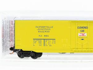 N Micro-Trains MTL 03800470 NJ Napierville Junction 50' Plug Door Box Car #801