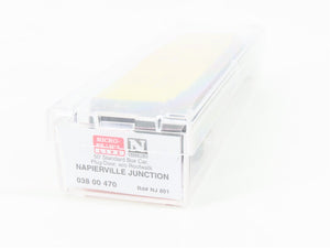 N Micro-Trains MTL 03800470 NJ Napierville Junction 50' Plug Door Box Car #801