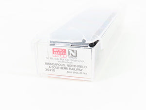 N Micro-Trains MTL 25410 MNS Minneapolis Northfield & Southern 50' Box Car 49749