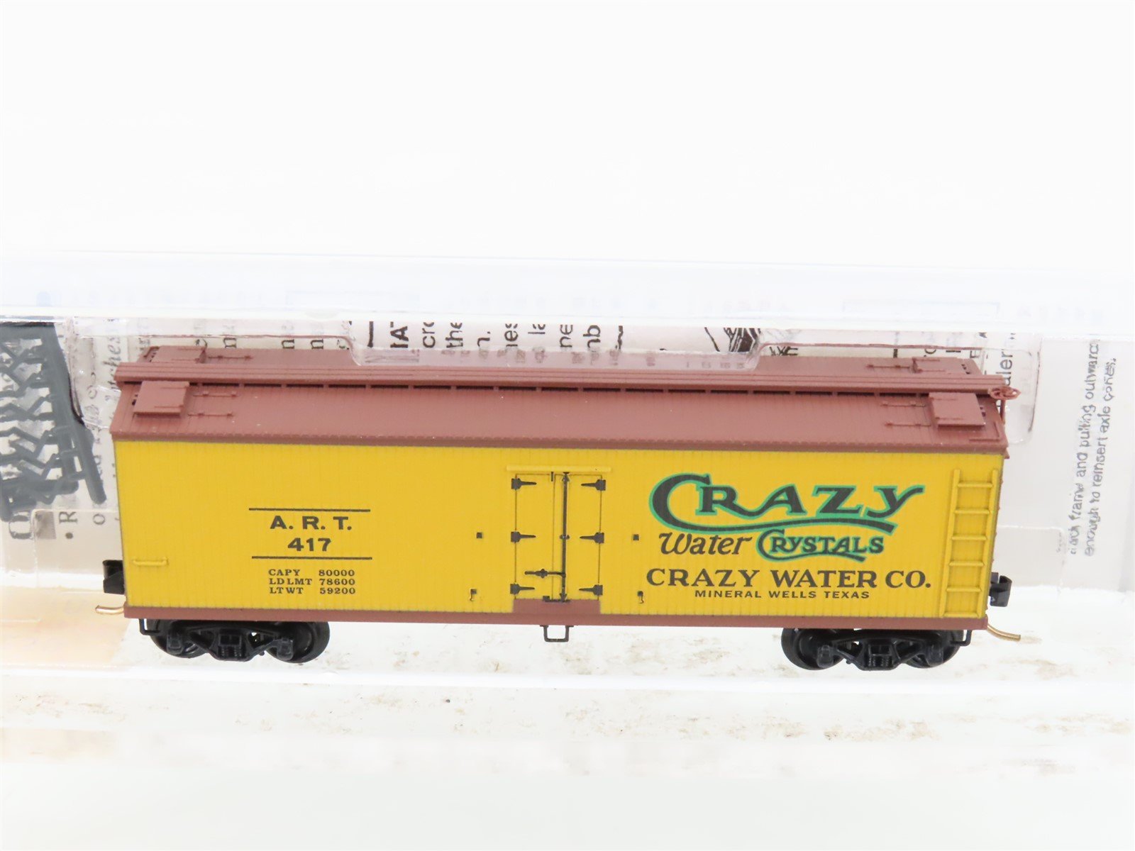 N Scale Micro-Trains MTL 49230 ART Crazy Water Crystals 40' Wood Reefer #417