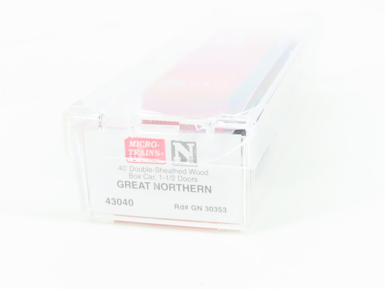 N Scale Micro-Trains MTL 43040 GN Great Northern 40' Wood Box Car #30353