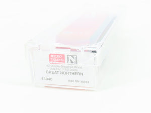N Scale Micro-Trains MTL 43040 GN Great Northern 40' Wood Box Car #30353