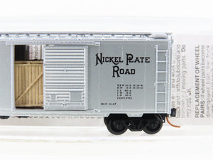 N Scale Micro-Trains MTL 02000006 NKP Nickel Plate Road 40' Box Car #8505 w/Load