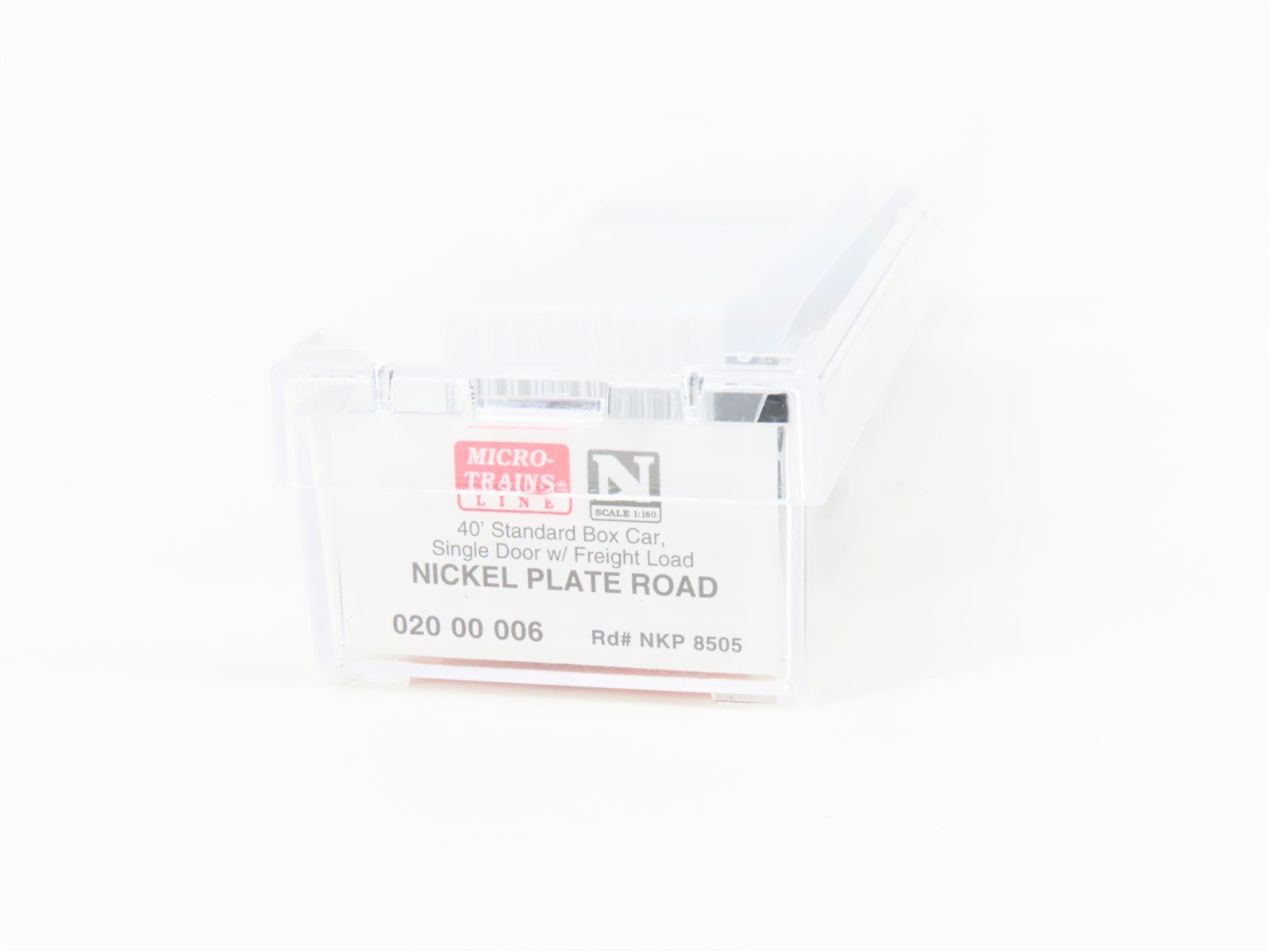 N Scale Micro-Trains MTL 02000006 NKP Nickel Plate Road 40' Box Car #8505 w/Load