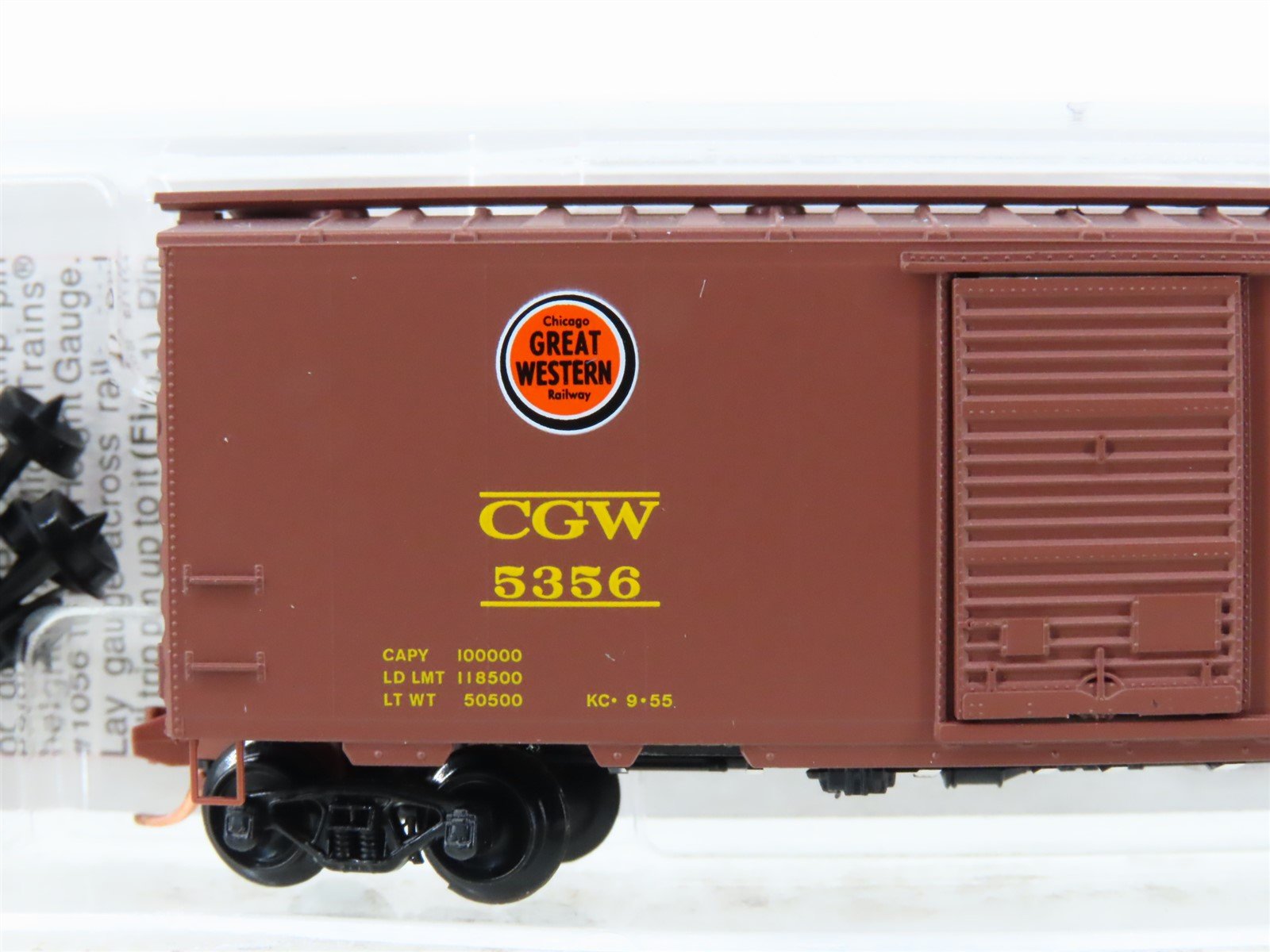 N Scale Micro-Trains MTL 02000736 CGW Chicago Great Western 40' Box Car #5356