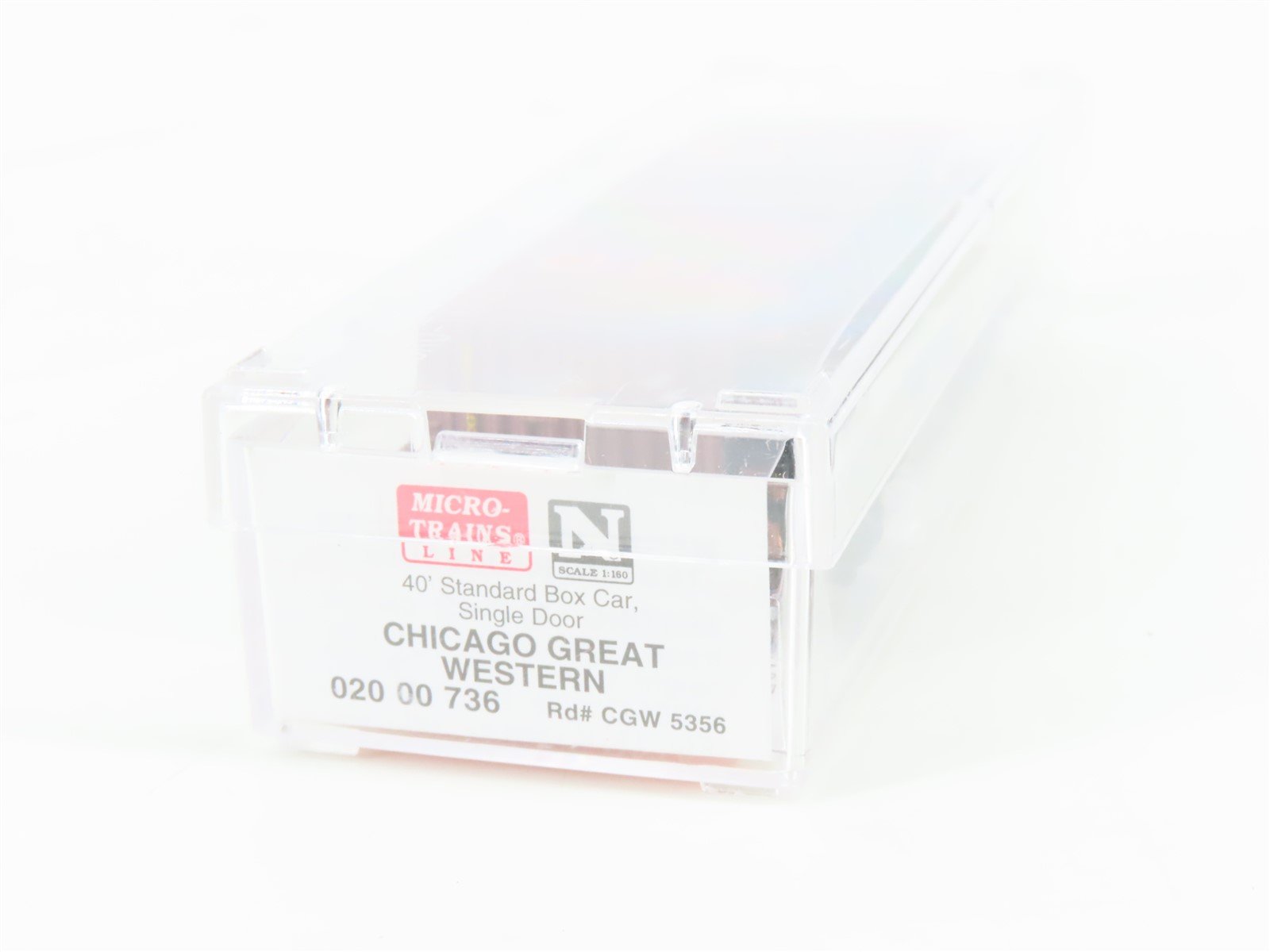 N Scale Micro-Trains MTL 02000736 CGW Chicago Great Western 40' Box Car #5356