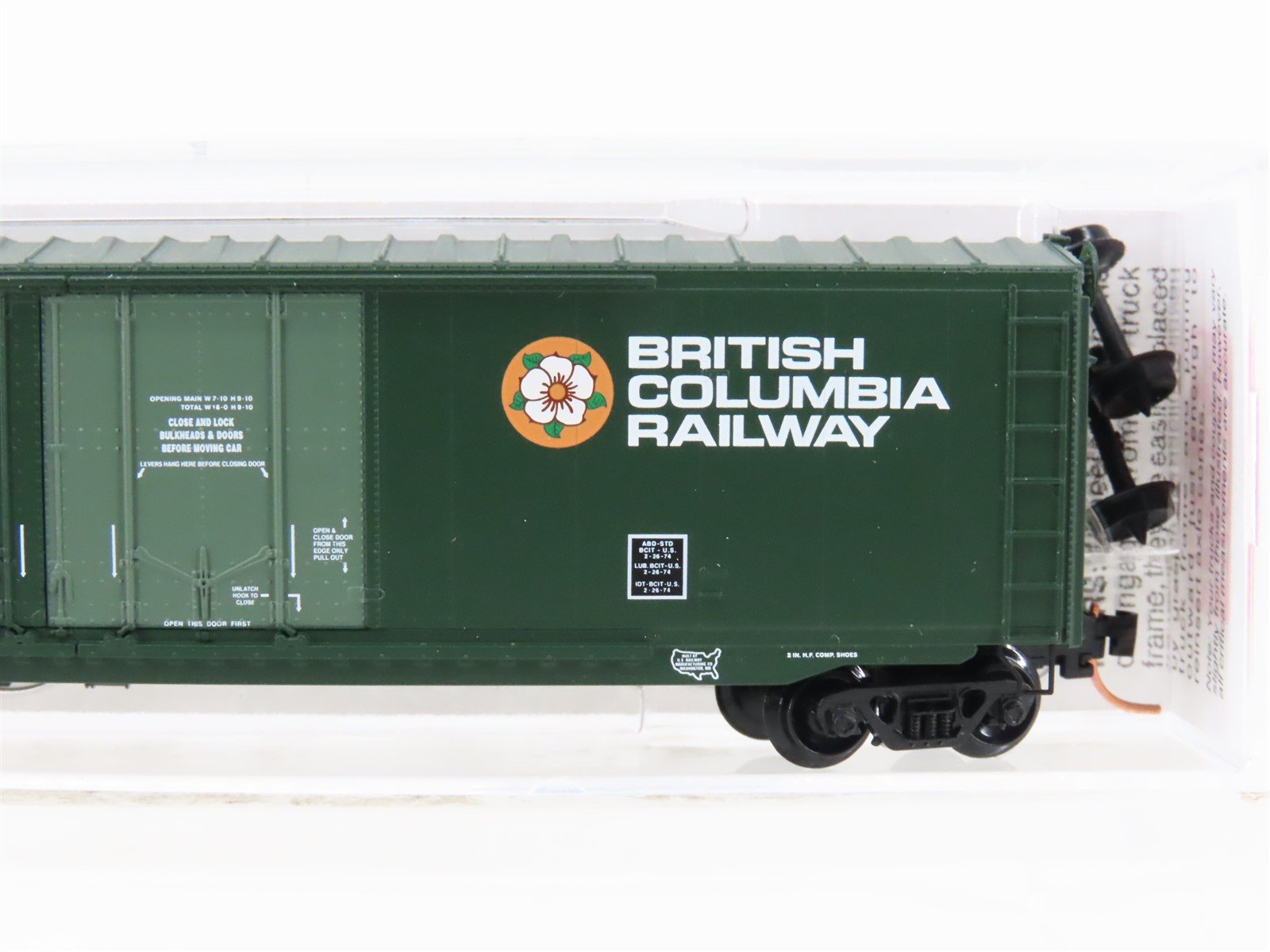 N Scale Micro-Trains MTL 75120 BCIT British Columbia 50' Box Car #800516