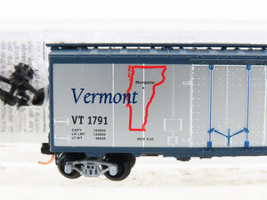 N Scale Micro-Trains MTL 02100402 US State Series 40' Box Car - Vermont #1791