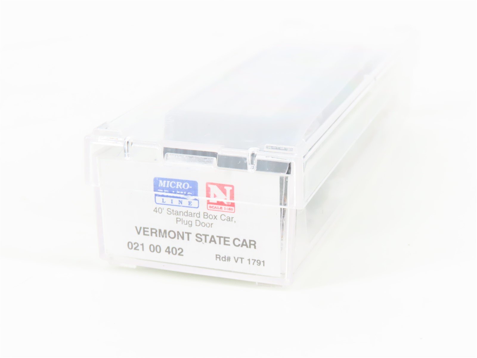N Scale Micro-Trains MTL 02100402 US State Series 40' Box Car - Vermont #1791