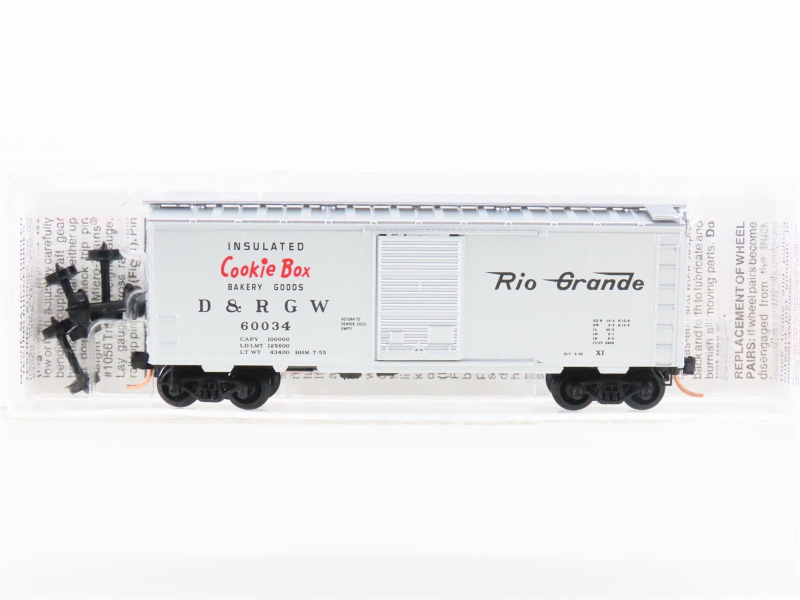 N Scale Micro-Trains MTL 20110 D&RGW Rio Grande 