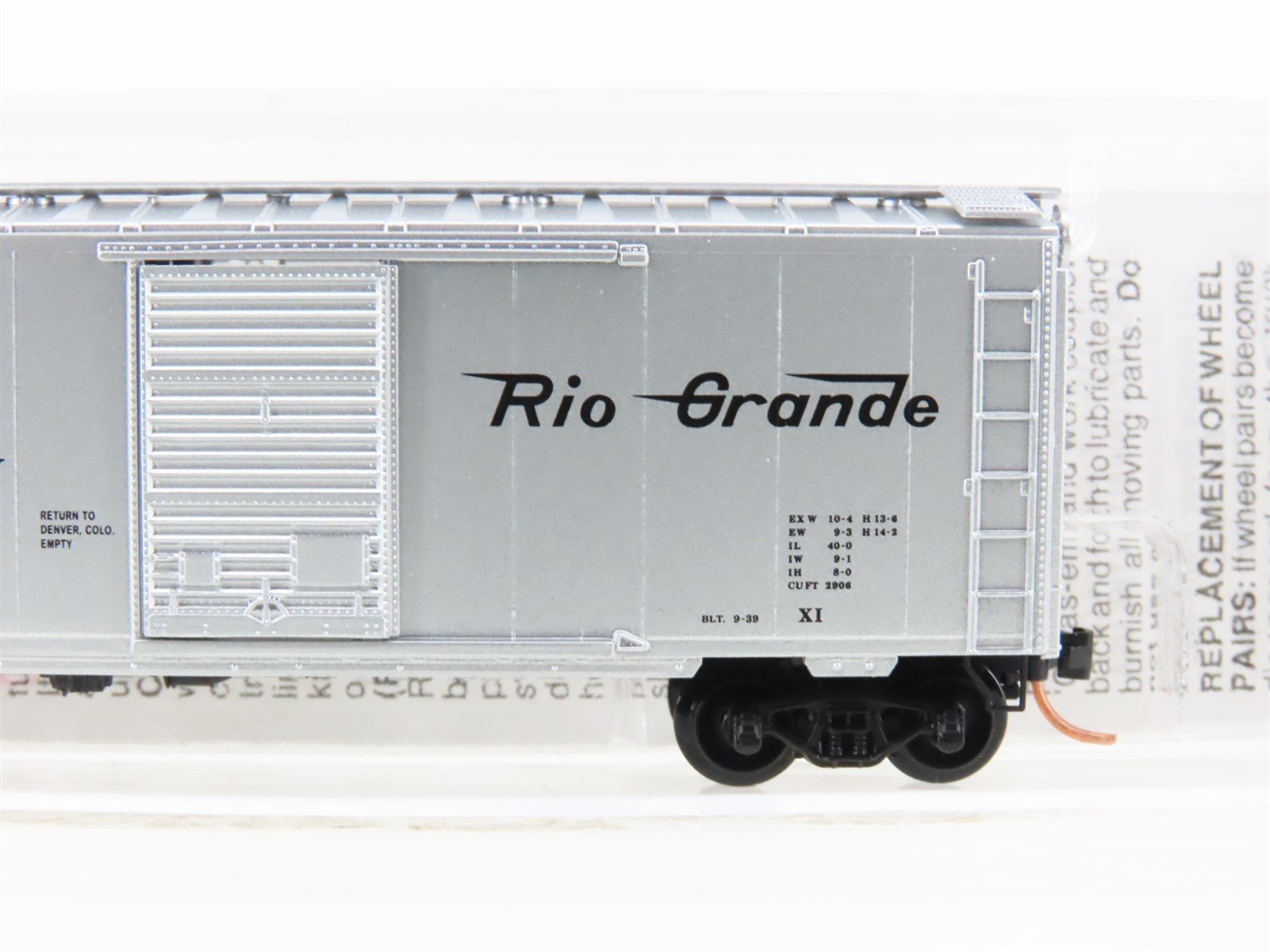 N Scale Micro-Trains MTL 20110 D&RGW Rio Grande 