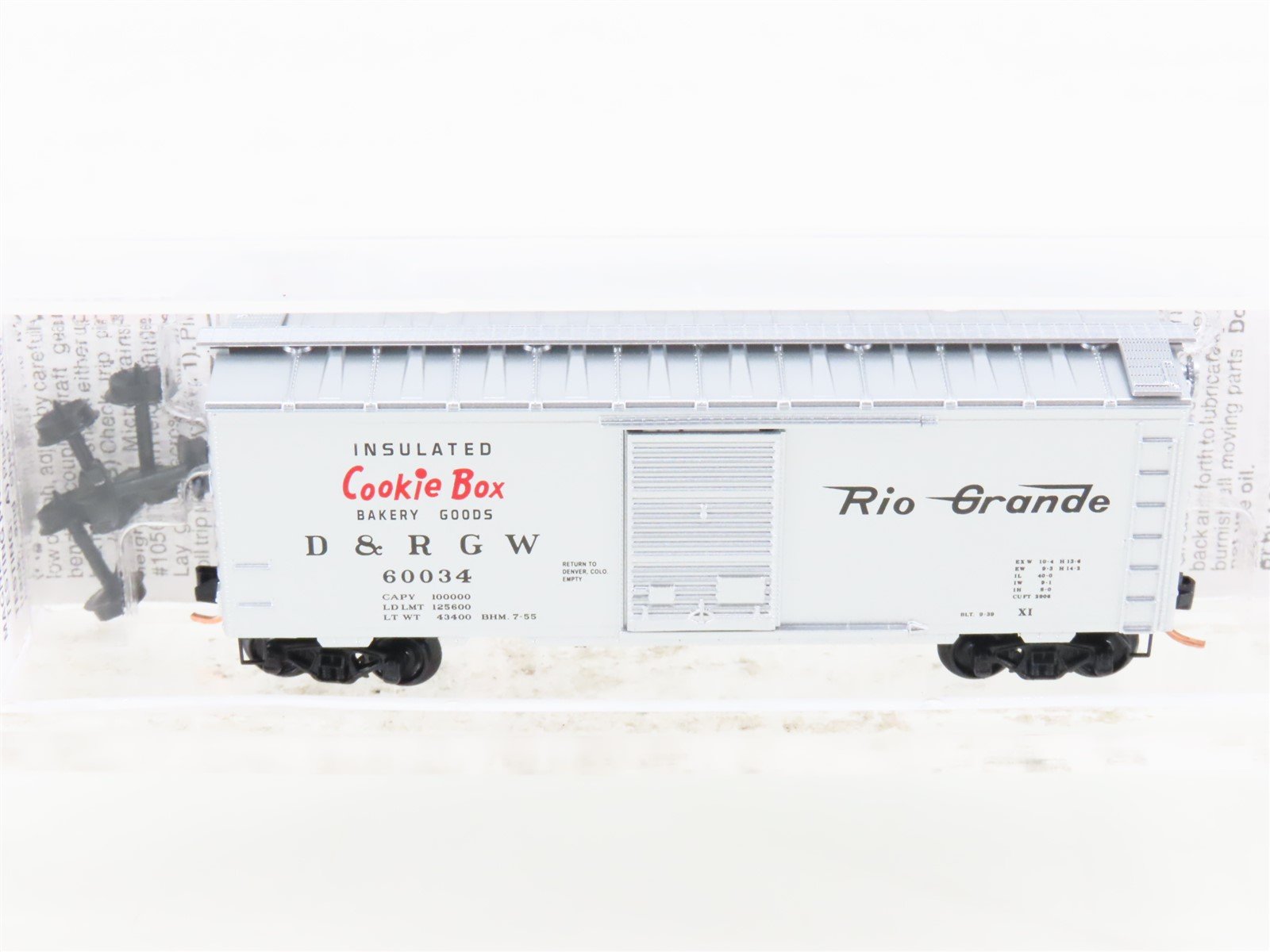 N Scale Micro-Trains MTL 20110 D&RGW Rio Grande 