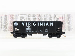 N Scale Micro-Trains MTL 56200 VGN Virginian 2-Bay Rib-Side Hopper #23354