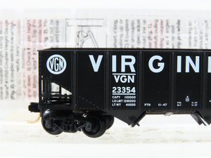 N Scale Micro-Trains MTL 56200 VGN Virginian 2-Bay Rib-Side Hopper #23354