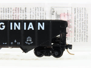 N Scale Micro-Trains MTL 56200 VGN Virginian 2-Bay Rib-Side Hopper #23354