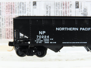 N Micro-Trains MTL 55080 NP Northern Pacific 2-Bay Offset-Side Hopper #70224
