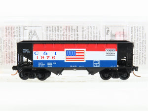 N Micro-Trains MTL 55430 C&I Cambria & Indiana 2-Bay Offset-Side Hopper #1976