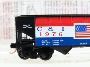 N Micro-Trains MTL 55430 C&I Cambria & Indiana 2-Bay Offset-Side Hopper #1976