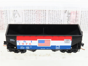N Micro-Trains MTL 55430 C&I Cambria & Indiana 2-Bay Offset-Side Hopper #1976