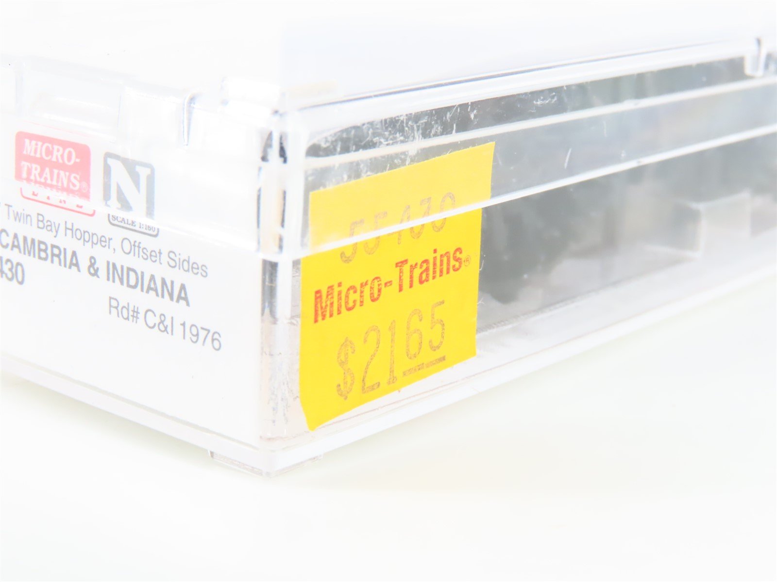 N Micro-Trains MTL 55430 C&I Cambria & Indiana 2-Bay Offset-Side Hopper #1976