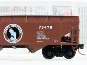 N Micro-Trains MTL 55060 GN Great Northern 2-Bay Offset-Side Hopper #73476