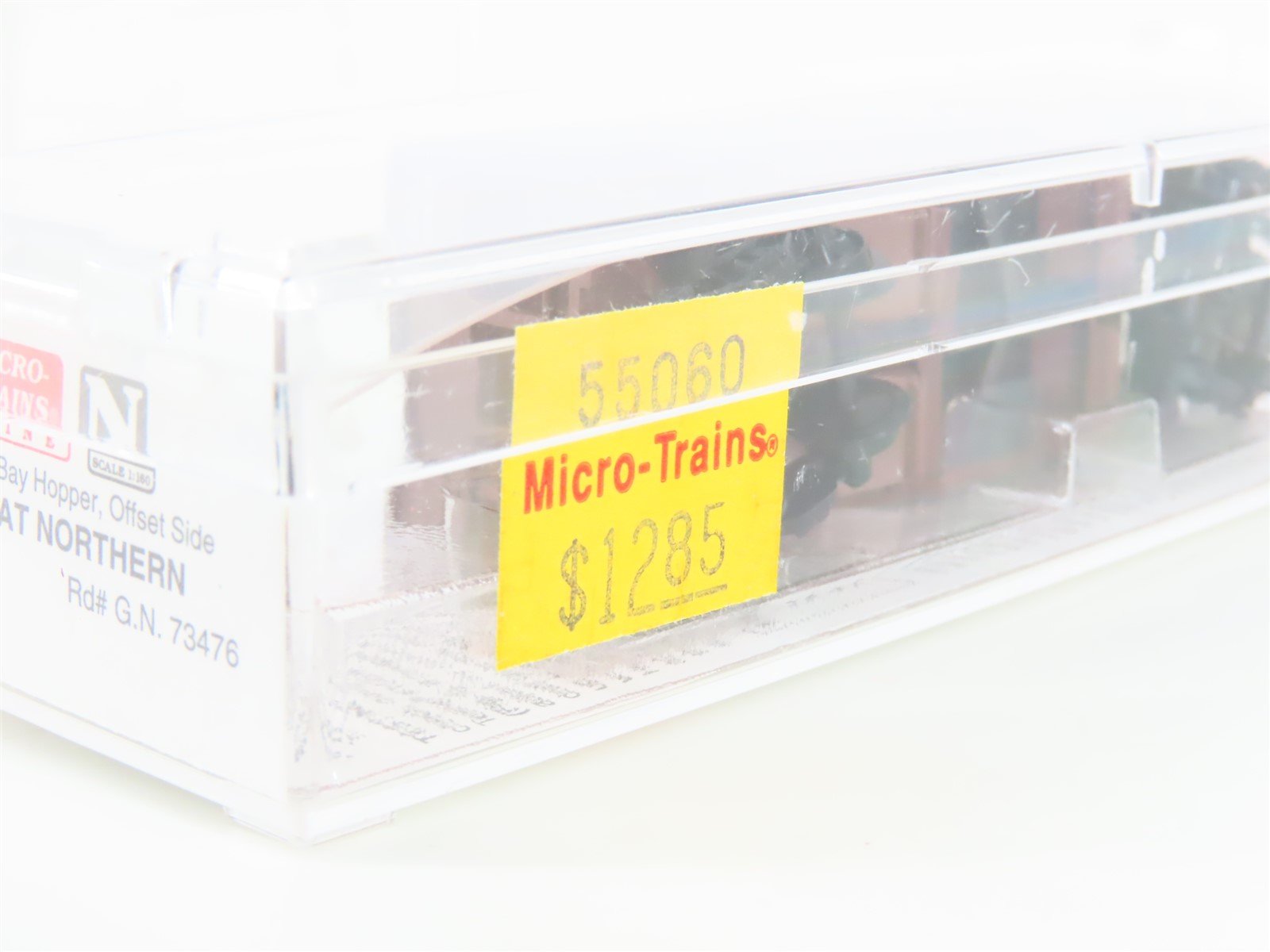 N Micro-Trains MTL 55060 GN Great Northern 2-Bay Offset-Side Hopper #73476