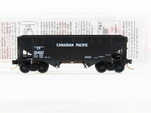 N Micro-Trains MTL 55150 CP Canadian Pacific 2-Bay Offset-Side Hopper #354037