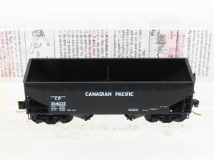 N Micro-Trains MTL 55150 CP Canadian Pacific 2-Bay Offset-Side Hopper #354037