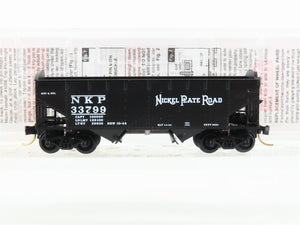 N Micro-Trains MTL 86020 NKP Nickel Plate Road 2-Bay Offset-Side Hopper #33799