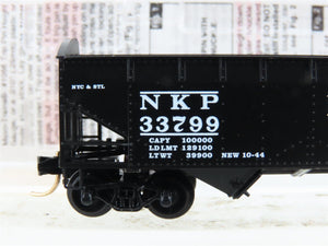 N Micro-Trains MTL 86020 NKP Nickel Plate Road 2-Bay Offset-Side Hopper #33799