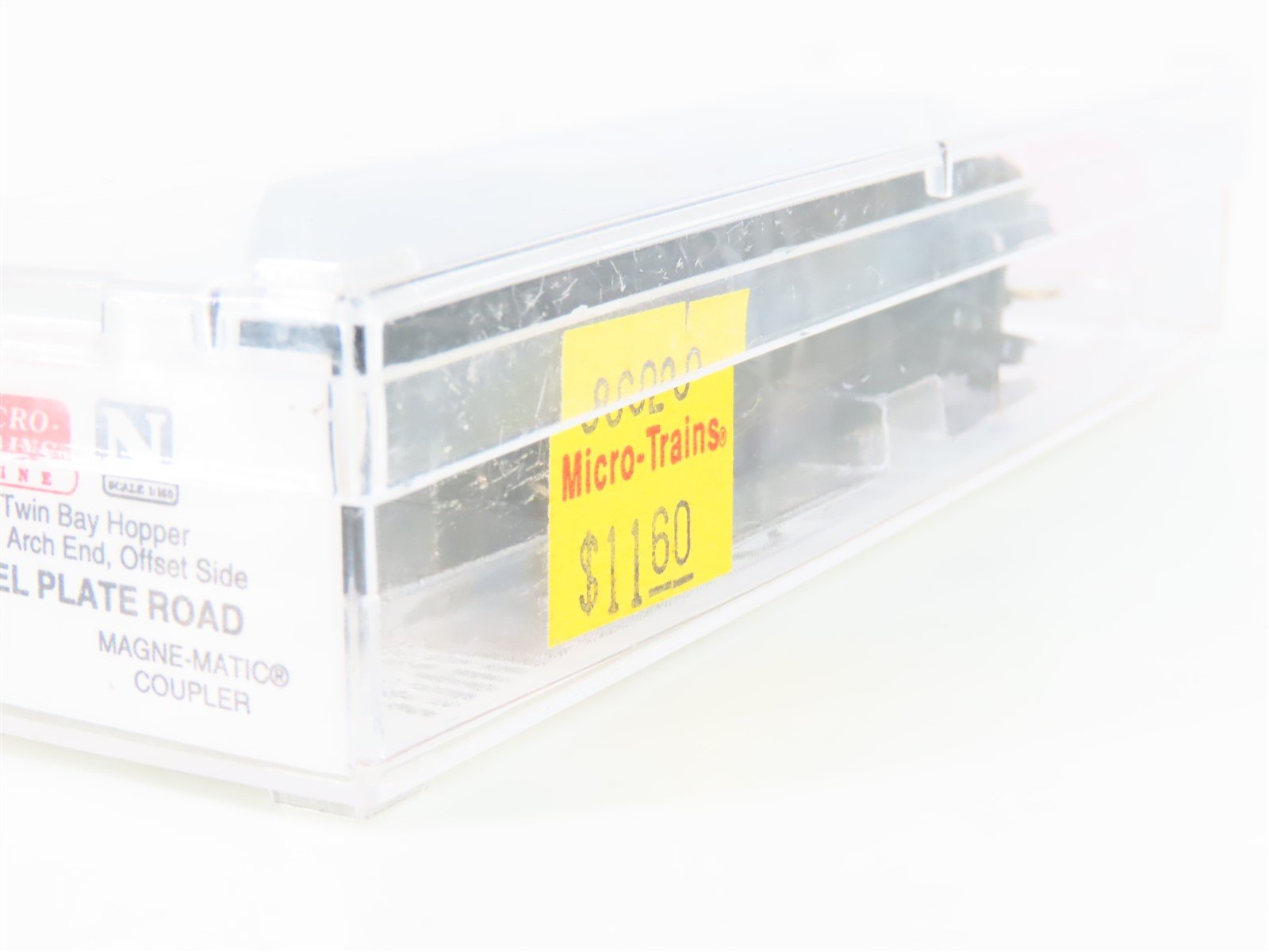 N Micro-Trains MTL 86020 NKP Nickel Plate Road 2-Bay Offset-Side Hopper #33799