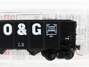 N Micro-Trains MTL 56360 KO&G Kansas Oklahoma & Gulf 2-Bay Rib-Side Hopper #759