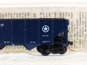 N Kadee Micro-Trains MTL 56120 DAFX US Air Force 2-Bay Rib-Side Hopper #55132
