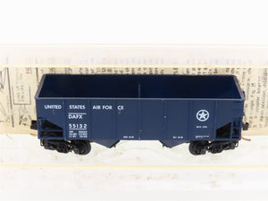 N Kadee Micro-Trains MTL 56120 DAFX US Air Force 2-Bay Rib-Side Hopper #55132