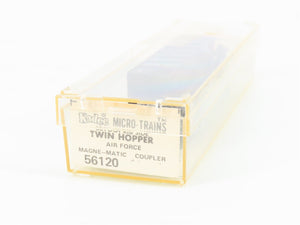 N Kadee Micro-Trains MTL 56120 DAFX US Air Force 2-Bay Rib-Side Hopper #55132