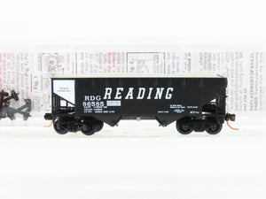N Micro-Trains MTL 55490 RDG Reading 2-Bay Offset-Side Hopper #86585 w/Sand Load