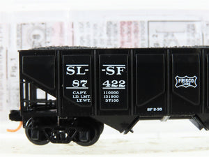 N Micro-Trains MTL 08500050 SLSF Frisco 2-Bay Panel-Side Hopper #87422 w/ Load