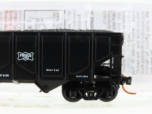 N Micro-Trains MTL 08500050 SLSF Frisco 2-Bay Panel-Side Hopper #87422 w/ Load