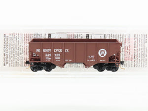 N Scale Micro-Trains MTL 56060 PRR Pennsylvania 2-Bay Rib-Side Hopper #220455