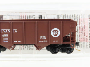 N Scale Micro-Trains MTL 56060 PRR Pennsylvania 2-Bay Rib-Side Hopper #220455