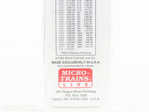 N Scale Micro-Trains MTL 56060 PRR Pennsylvania 2-Bay Rib-Side Hopper #220455