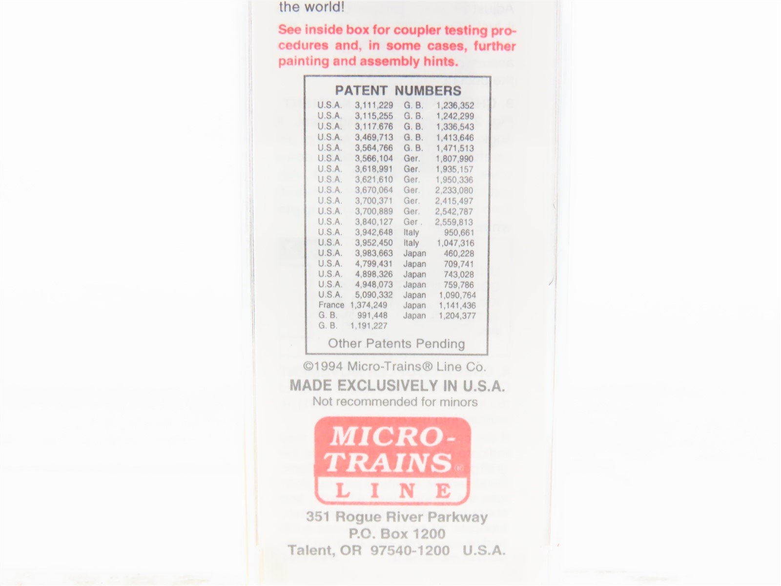 N Micro-Trains MTL 57100 PRR 