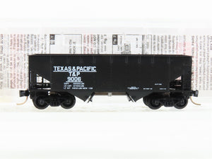 N Micro-Trains MTL 55120 T&P Texas & Pacific 2-Bay Offset-Side Hopper #9006