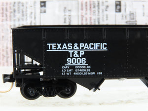 N Micro-Trains MTL 55120 T&P Texas & Pacific 2-Bay Offset-Side Hopper #9006