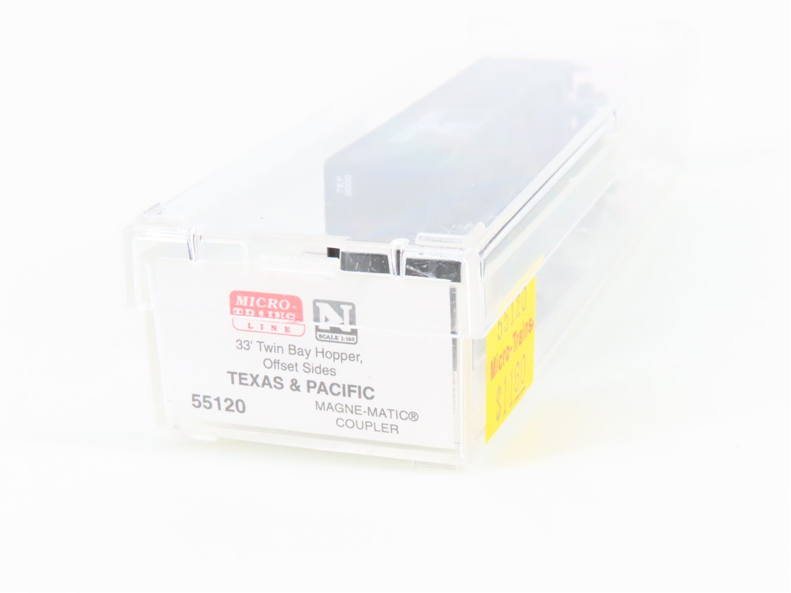 N Micro-Trains MTL 55120 T&P Texas & Pacific 2-Bay Offset-Side Hopper #9006