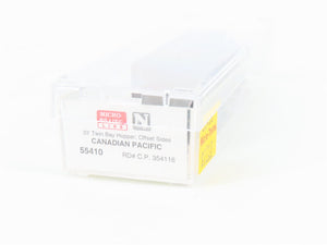 N Micro-Trains MTL 55410 CP Canadian Pacific 2-Bay Offset-Side Hopper #354116