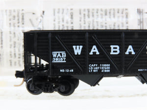 N Scale Micro-Trains MTL 57060 WAB Wabash 2-Bay Composite-Side Hopper #39157
