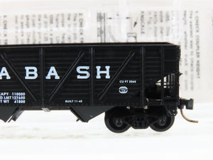 N Scale Micro-Trains MTL 57060 WAB Wabash 2-Bay Composite-Side Hopper #39157