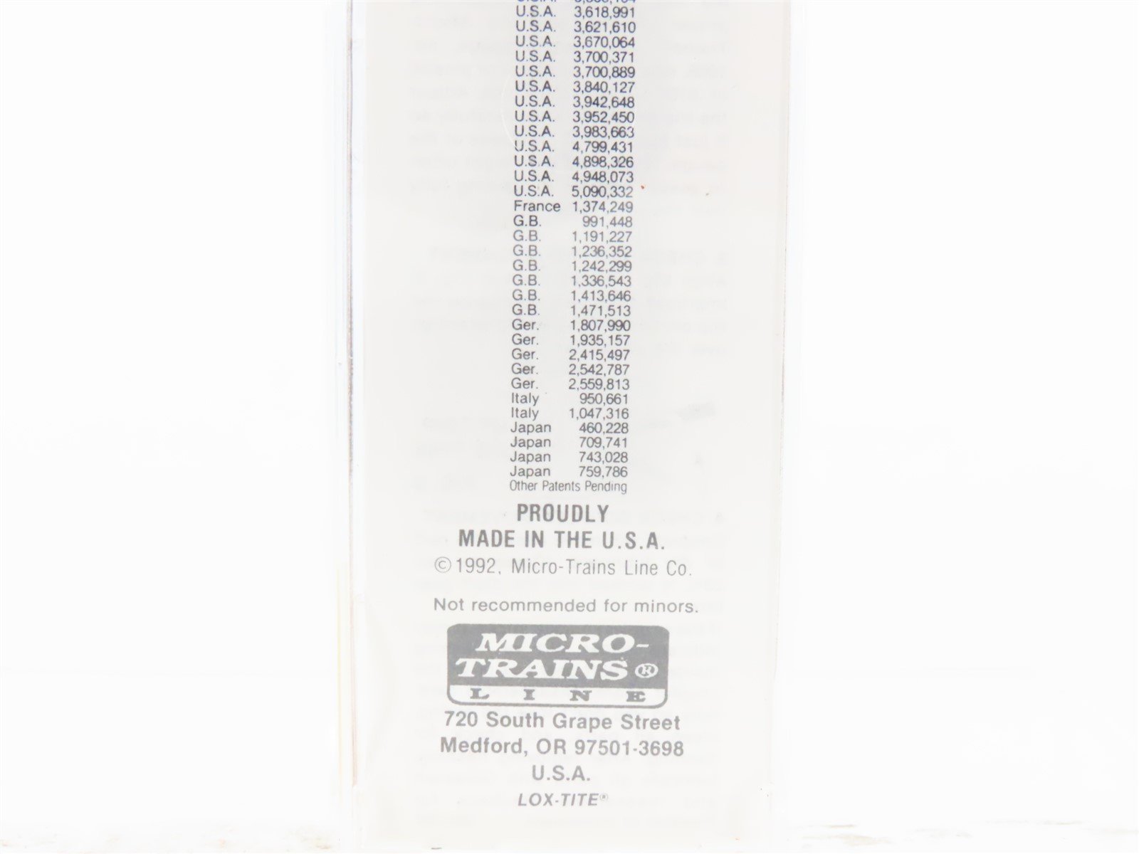 N Scale Micro-Trains MTL 57060 WAB Wabash 2-Bay Composite-Side Hopper #39157
