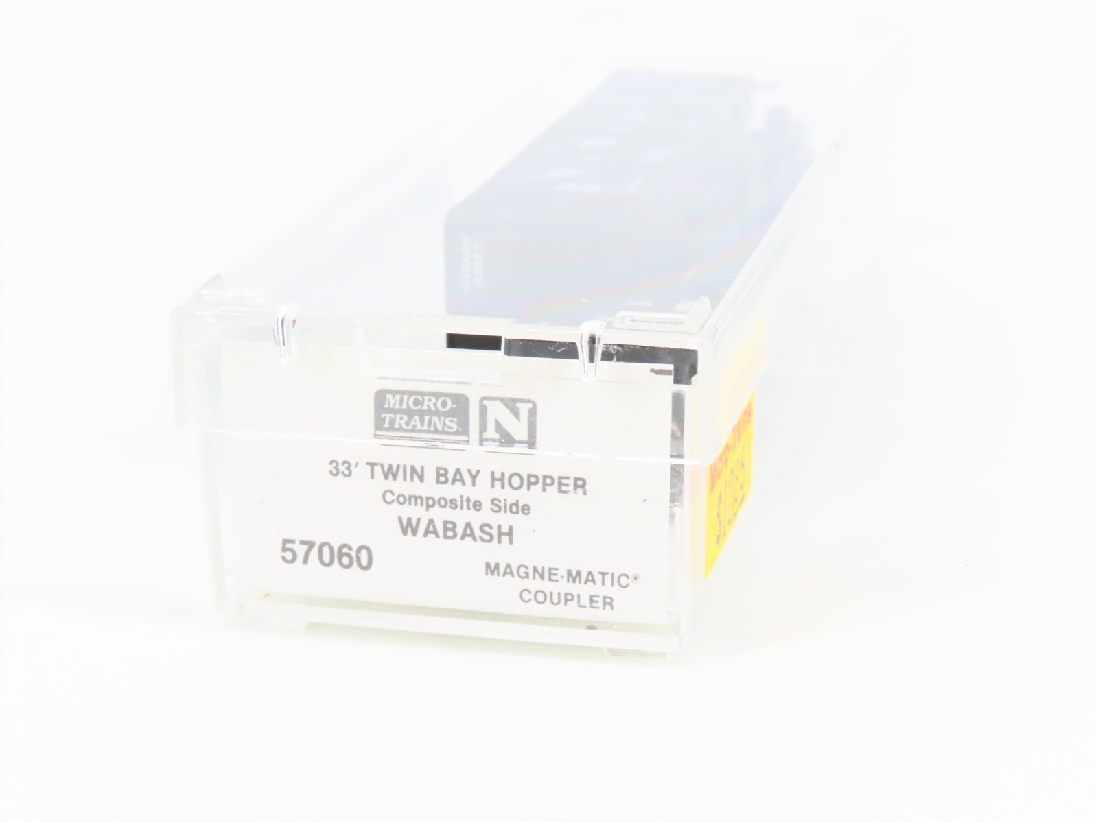 N Scale Micro-Trains MTL 57060 WAB Wabash 2-Bay Composite-Side Hopper #39157